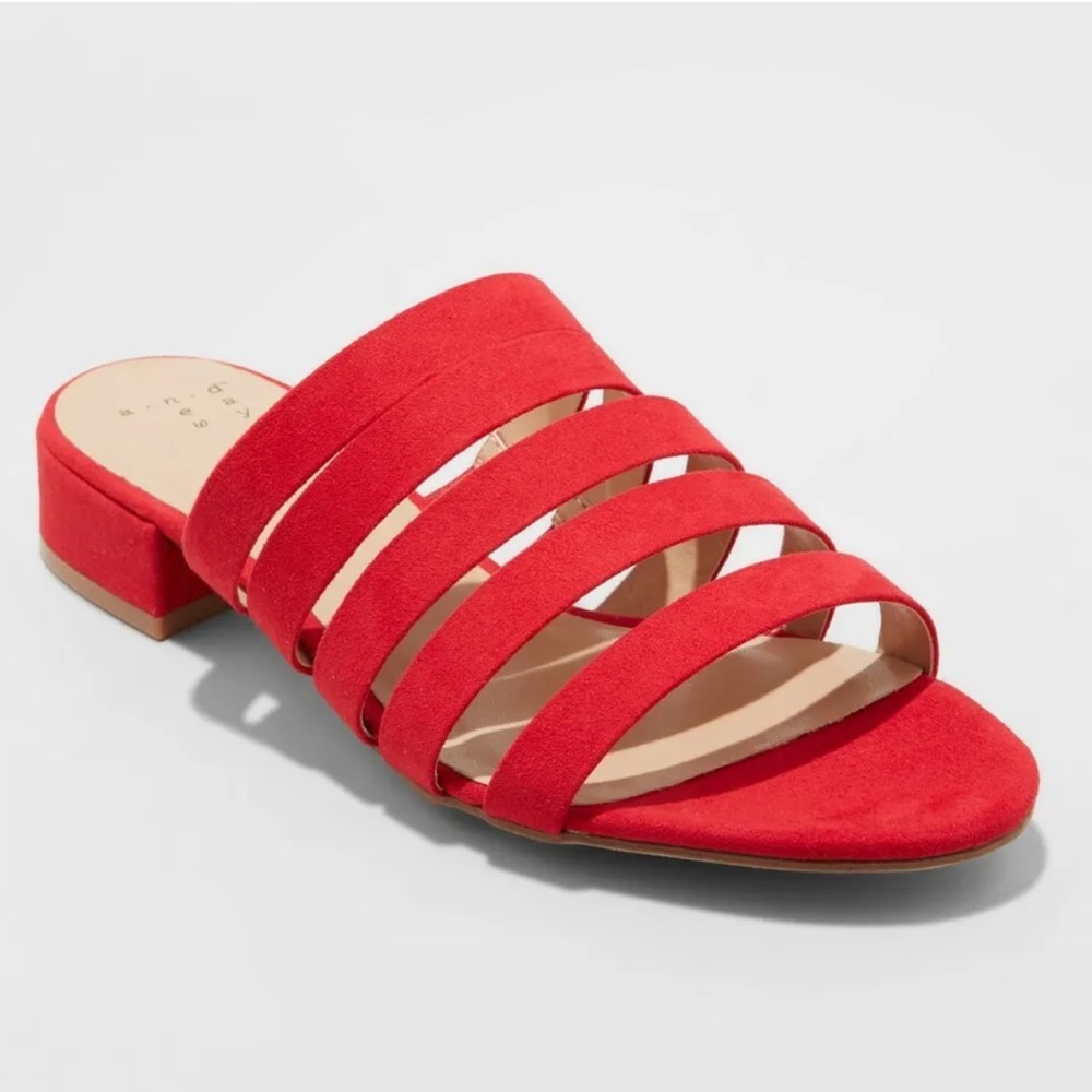 A New Day - Multi-Strap Low Heeled Slide Sandals